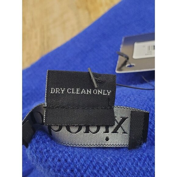Phenix Blue Cashmere 100% Knit Gloves - Picture 3 of 5